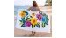 Rayon Sarong Hand Painted Flower Design Handmade In Bali